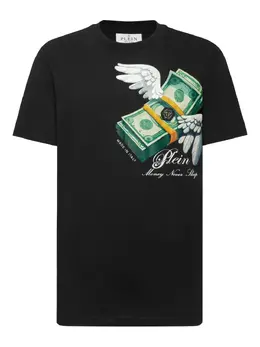 Philipp Plein: Футболка  Money с принтом