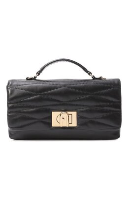 Furla: Чёрная сумка  1927 Soft Mini