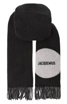 Jacquemus: Чёрный шарф 