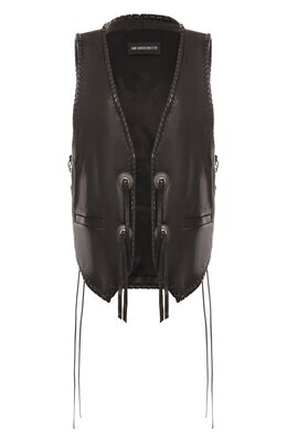 Ann Demeulemeester: Кожаный жилет 
