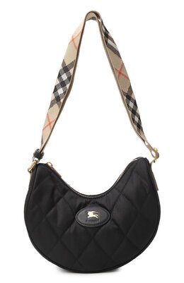 Burberry: Чёрная сумка 