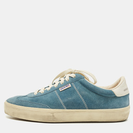 Golden Goose: Голубые кроссовки  Star
