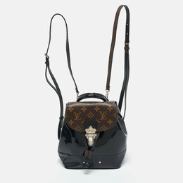 Louis Vuitton: Чёрный рюкзак 