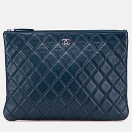 Chanel: Голубой клатч 