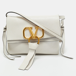 Valentino: Белая сумка 