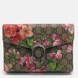 Gucci: Бежевая сумка  Bloom