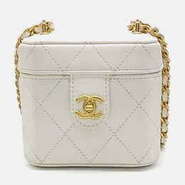 Chanel: Белая сумка через плечо 