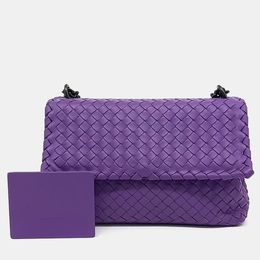 Bottega Veneta: Фіолетові сумки 