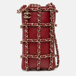 Chanel: Красный клатч 