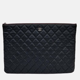 Chanel: Чёрный клатч 