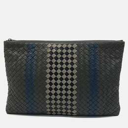 Bottega Veneta: Многоцветный клатч 
