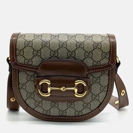 Gucci: Бежевая сумка  1955 Horsebit