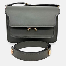 Marni: Зелені сумки  Mini Trunk