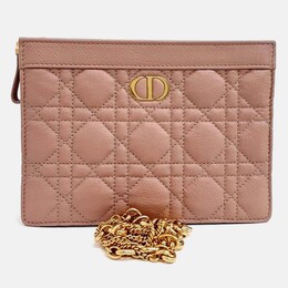 Dior: Розовая сумка через плечо 