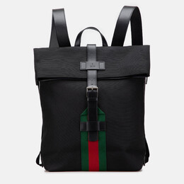 Gucci: Чёрный рюкзак  Web