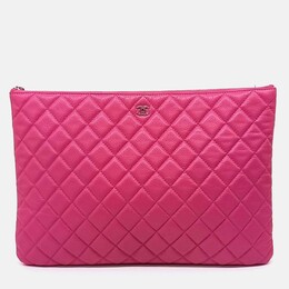 Chanel: Розовый клатч 