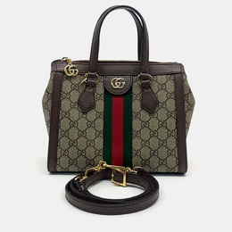 Gucci: Бежевая сумка  Ophidia GG