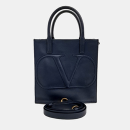 Valentino: Сині сумки шопери 