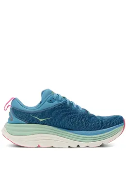 HOKA: Голубые кроссовки 