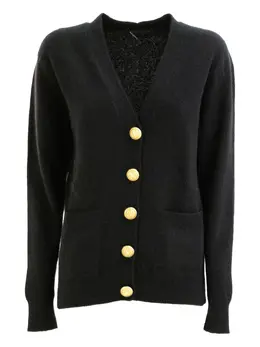 Balmain: Кардиган с длинным рукавом 