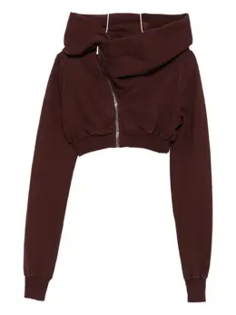 Rick Owens DRKSHDW: Свитшот с воротником-хомутом 