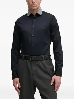 Armani Exchange: Рубашка в полоску 