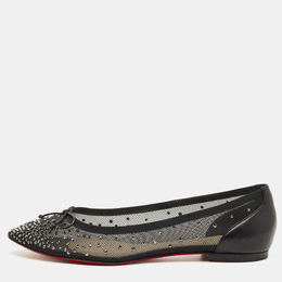 Christian Louboutin: Чёрные балетки 