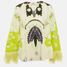 Valentino: Зелені блузки  Arazzo