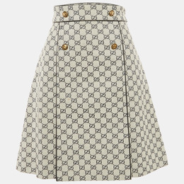 Gucci: Голубая юбка  GG Supreme