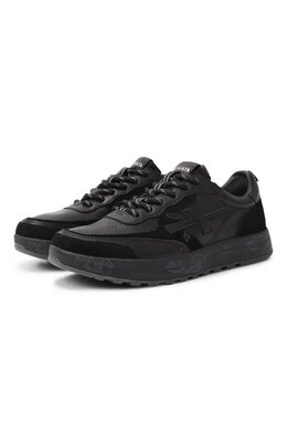 Premiata: Чёрные кроссовки 