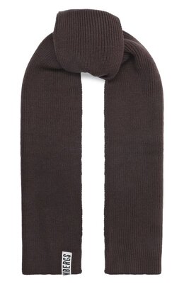 Dirk Bikkembergs: Коричневый шарф 