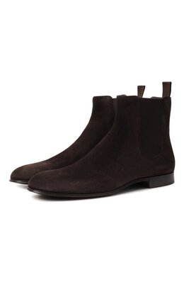 Gianvito Rossi: Коричневые ботинки 