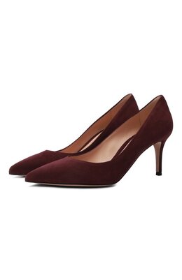 Gianvito Rossi: Бордовые туфли  Gianvito 70