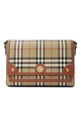Burberry: Бежевая сумка  Note