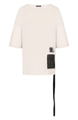 Ann Demeulemeester: Хлопковая футболка 
