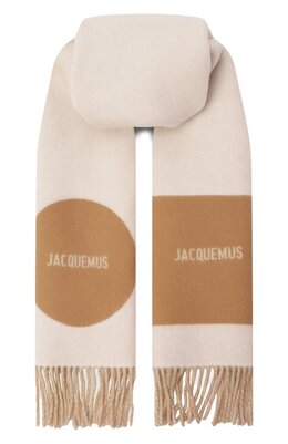 Jacquemus: Бежевый шарф 