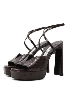 Jimmy Choo: Коричневые босоножки 