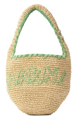 Marni: Бежевая сумка 