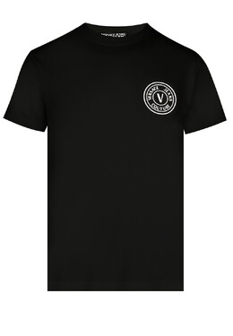 Versace Jeans Couture: Чёрная футболка 