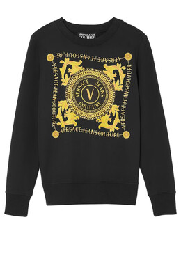 Versace Jeans Couture: Трикотажный свитер 
