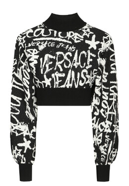Versace Jeans Couture: Трикотажный свитер 