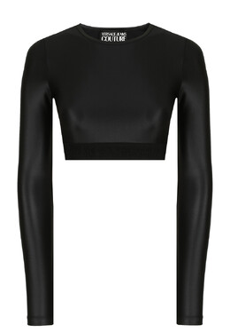 Versace Jeans Couture: Трикотажный топ 