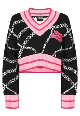 Versace Jeans Couture: Трикотажный свитер 