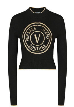 Versace Jeans Couture: Трикотажный свитер 