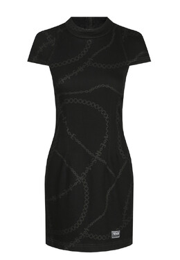 Versace Jeans Couture: Чёрное платье 