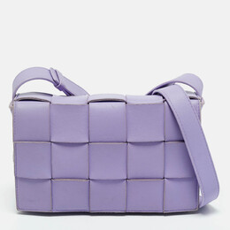 Bottega Veneta: Фіолетові сумки  Intrecciato