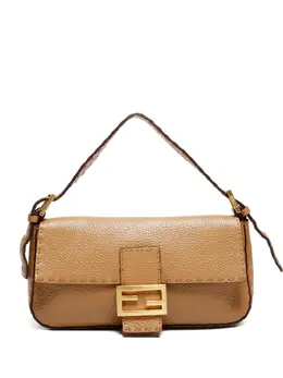 Fendi Pre-Owned: Бежевая сумка 
