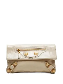 Balenciaga Pre-Owned: Бежевый клатч 