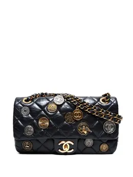 CHANEL Pre-Owned: Чёрная сумка 