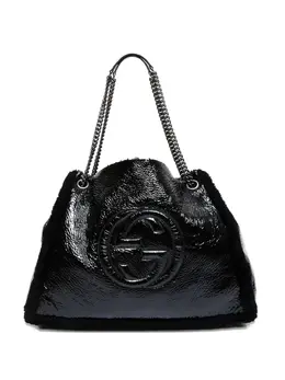 Gucci Pre-Owned: Чёрная сумка 